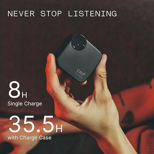 CMF Buds 2 | True Wireless Earbuds with ANC & 4 Mics Dark Grey CMF Buds 2 | True Wireless Earbuds with ANC & 4 Mics Dark Grey